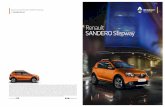 Experimenta el Renault SANDERO Stepway en …€¦ · 4 El Renault SANDERO Stepway es sin duda una bienvenida a un mundo de diseño, confort y una nueva forma de recorrer caminos.