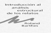 Introducción al análisis estructural de los relatos · Pratique des Hautes Études, donde si publica la revista Communicaions, órgano teórico del análisis estructural y semiológico.