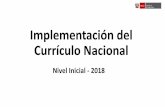 Implementación del Currículo Nacional - … · en el marco del CNEB. Es el proceso de conocer, analizar, comprender, valorar y adecuar el CNEB a la diversidad de contextos y ...