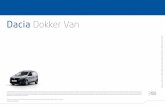 dacia Dokker Van€¦ · Su eficacia te abre puertas Dacia Dokker Van aprovecha todas las ocasiones para aligerar tu jornada. Con una anchura de 703 mm, las puertas deslizantes* te
