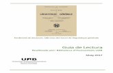 Guia de Lectura - ddd.uab.cat€¦ · Ferdinand de Saussure: 100 anys del Cours de linguistique générale Guia de Lectura Realitzada per: iblioteca d’Humanitats UA Maig 2017