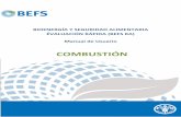COMBUSTIÓN - fao.org · Volúmenes de los Manuales de Usuario BEFS RA I. Introducción al Planteamiento y los Manuales II. Módulo Situación Actual del País III.