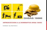 INTRODUCCION A LA NORMATIVA OHSA 18000ccichonduras.org/website/descargas/presentaciones/2015/02-Febrero/... · El estándar OHSAS 18002 explica los principios fundamentales del estándar