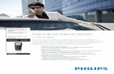 Philips Pocket Memo grabadora de dictado digital Haz … · Mejora tu productividad ... • Frecuencia de muestreo: 44,1 (XHQ), 32 kHz (HQ), 16 kHz (QP), 12 kHz (SP) Sonido • Tipo