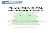 PLAN MUNICIPAL DE DESARROLLO - … · plan municipal de desarrollo 2011 2013 santiago miltepec, oaxaca santiago miltepec, huajuapan de leon, oaxaca.2011.
