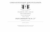 UNIVERSIDAD MOTOLINÍA - motolinia.com.mx · El celular o reproductor mp3 deberá ser dejado en dirección, si se te retira el equipo se entregara a tu ... Realizar un diagrama de