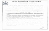 ACTAS DE COMITÉ DE TRANSPARENCIA - …villadealvarez.gob.mx/transparencia/wp-content/uploads/2017/05/1... · Verificación de los integrantes del comité de transparencia, para Instalación