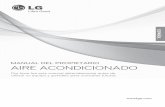 MANUAL DEL PROPIETARIO AIRE ACONDICIONADO - lg.com · 2 Aire acondicionado Manual del propietario del aire acondicionado CONTENIDO PARA SUS ARCHIVOS Escriba el número de modelo y