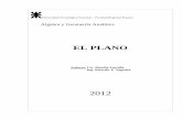 Álgebra y Geometría Analíticaecaths1.s3.amazonaws.com/.../280572838.EL_PLANO.pdf · EL PLANO 3 EL PLANO 1.- Definición del plano como lugar geométrico Dados un vector nz0 S ^