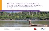 Marañón: Costo social de los impactos acumulativos de ... · Costos unitarios promedio de pesca en la cuenca baja del río Marañón ... TABLA 8. Valores de caudal de ingreso al