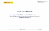 Requisitos de Configuración del Almacén de Certificados · Página 2 de 30 04/12/2017 SUBSECRETARÍA Subdirección General de Tecnologías de la Información y