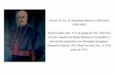 Excmo. Sr. Lic. D. Maximiano Reynoso y del Corral …arquidiocesistulancingo.org/images/obispo4.pdf · Nació en Silao, Gto., el 21 de agosto de 1841. Del Clero de León. Impulsó