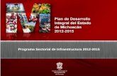 Programa Sectorial de Infraestructura 2012-2015publicadorlaip.michoacan.gob.mx/itdif/2014/71/Programa Sectorial de... · Presidente de la Comisión de Comunicaciones y Transportes