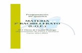 MATERIA 2º BACHILLERATO (L.O.E.) - iestierra.com _QU… · IES Tierra de Ciudad Rodrigo ... 8 CRITERIOS DE ... El tema 0 es un repaso de los conceptos fundamentales de Química y