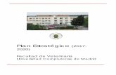 Plan Estratégico (2017- 2020) - veterinaria.ucm.esveterinaria.ucm.es/data/cont/docs/30-2017-01-20-Plan de Actuaciones... · -Comisión de Seguimiento Docente -Jornadas de Puertas