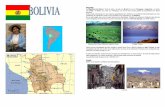 Geografía República de Bolivia Brasil Paraguay … · Es, junto con Paraguay, uno de los dos ... destaca el lago Titicaca, el lago navegable más ... la cocina boliviana es muy