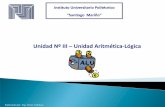 Unidad Nº III Unidad Aritmética-Lógica · proporciona las señales que gobiernan el funcionamiento de la ALU y la transferencia de ... aspecto de diseño crucial que se toma en