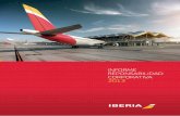 INFORME REPONSABILIDAD CORPORATIVA 2013 · El Comité de Dirección de Iberia aprobó en 2013 el nuevo organigrama general de la Compañía, adecuado a la situación de la Compañía,