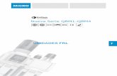 Nueva Serie QBM1-QBM4 - MICRO Automaciónmicroautomacion.com/catalogo/07Unidades_FRL.pdf · Para lubricar componentes y herramientas neumáticas, el método más difundido es dosificar