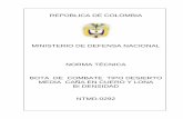 MINISTERIO DE DEFENSA NACIONAL NORMA … · CURTIEMBRES RENO CURTIPIELES DISTRICARNAZAS LUNA ENCAUCHO ... Además de las definiciones contempladas en las Normas Técnicas Colombianas