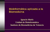 Bioinformática aplicada a la Biomedicina - uv.esgenomica/spa/PDF/curso.pdf · • Caracterización estructural de todos los genes de un organismo ... incluir todas las variables.