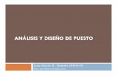 ANÁLISIS Y DISEÑO DE PUESTO - GarcíaLuisa's Blog .puesto. DISEÑO DE PUESTOS. Consideraciones