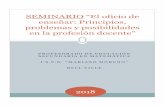 SEMINARIO “El oficio de - ifdmoreno-cba.infd.edu.ar · SEMINARIO “El oficio de enseñar: Principios, problemas y posibilidades ... Por eso te proponemos la lectura como una “manera