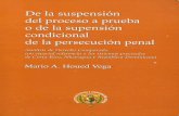 suspension del proceso - Sergio J. Cuarezma Terán · El Prof. Dr. Mario H OUED VEGA, me ha pedido haga un pró-logo al presente libro, petición que para mí constituye un ... principio