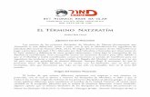 El Término Natzratím - Natzratim.com – Sitio Oficial ...natzratim.com/estudios/natzratim_termino.pdf · literatura rabínica donde no se haga mención de Natzrat. Sin embargo,