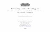 Capítulo 1: Introducción a la Investigaciónmintsespanol.com/cursos/BALA107-InvestigacionTeologica.pdf · Las dos hablan de un procedimiento “hacer diligencias” y “realizar