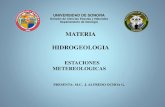 MATERIA HIDROGEOLOGIA - Bienvenidogaia.geologia.uson.mx/academicos/ochoa/hidrogeologia2k16-2... · •Veleta, que indica la dirección del viento. •Nefobasímetro, medida de la