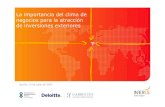 La importancia del clima de negocios para la atracción … · INTERES y su papel en el ámbito del clima de negocios. ... elementos claves para la mejora de la ... Italia Portugal