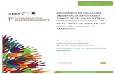 EXPERIENCIA DE EDUCACIÓN AMBIENTAL …anea.org.mx/CongresoEAS/Docs/346P-INST-FigueroaWencesV2(corr).pdf · EN EL JARDÍN DE NIÑOS DE LOS ... a fin de mejorar el medio ambiente a
