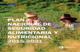 PLAN NACIONAL DE SEGURIDAD ALIMENTARIA Y … · de Fortalecimiento del Desarrollo Local en áreas de la sierra y selva alta del Perú. – Ejecutar el programa presupuestal “Fortalecimiento