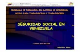 SEGURIDAD SOCIAL EN VENEZUELA - TSS | … · Hogares pobres y pobres extremos, 1998-2013 Pobreza Estructural Método de Necesidades Básicas Insatisfechas (NBI) % Hogares Pobres Sabotaje