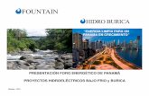PRESENTACIÓN FORO ENERGÉTICO DE PANAMÁ … · octubre – 2015 presentaciÓn foro energÉtico de panamÁ proyectos hidroelÉctricos bajo frio y burica “energÍa limpia para un