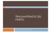 TRAUMATISMOS DEL PARTO - campus.usal.escampus.usal.es/~ogyp/Clases teoricas 2014 2015/Neonatologia... · Ausencia o hipoplasia congénita de m. depresor comisura bucal ! Tratamiento
