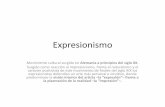 Expresionismo - Diseño UNNOBA | Gráfico, …ño.unnoba.edu.ar/wp-content/uploads/expresionismo.pdf · El Grito / Edvard Munch / 1893 ... temblando de miedo. Y sentí un grito fuerte