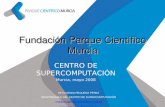 Fundación Parque Científico Murcia - Universidad de …dis.um.es/~domingo/08/CD/26May/Empresas/Requena/slides.pdf · internacionales de recursos de supercomputación, así como