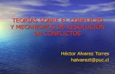 TEORÍAS SOBRE EL CONFLICTO Y MECANISMOS …escuelasindical.org/blog/wp-content/uploads/MECANISMOS-DE... · El que causa el conflicto es un desadaptado ... conflicto para cada uno