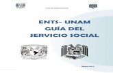 ENTS- UNAM GUÍA DEL SERVICIO SOCIAL - Escuela Nacional de ... · oportuna de los documentos de permanencia de servicio social (programa de trabajo e informes), se ha elaborado la