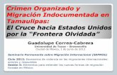 Crimen Organizado y Migración Indocumentada en … · Crimen Organizado y Migración Indocumentada en Tamaulipas: El Cruce hacia Estados Unidos por la “Frontera Olvidada” Seminario