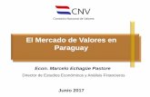 El Mercado de Valores en Paraguay - cnv.gov.py · (bonos, acciones, etc.) Optimiza la estructura financiera de la empresa . Normativa Vigente