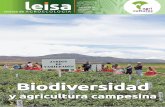 Biodiversidad - leisa-al.org · Resalta la función de la biodiversidad en la agricultura campesina y cómo ... nuestro propósito de PUBLICIDAD COHERENTE es lograr