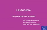 HEMATURIA - sap.org.ara/Nefro Medicos... · • 1) más de 5 hematíes por campo (400 x) en orina ... OC : 1015 pH 6 Hem 10-15 x campo; Leuc 0-1 x campo. GR dismórficos negativos