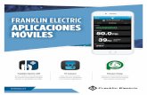 FRANKLIN ELECTRIC APLICACIONES MÓVILES · Electric y calculadoras de cable. Para uso con productos ... Calcula los requerimientos de su proyecto y selecciona la bomba ... • Listado