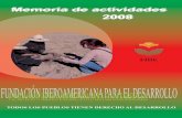 Memoria Luis - Fundación Iberoamericana para el … · 2012-10-27 · MemoriaMemoria de actividadesde actividades ... Con el servicio a la causa de los demás, la esperanza de conseguir
