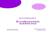 Evaluación externa - explora.anaya.esexplora.anaya.es/wp3/wp-content/uploads/2016/09/evaluacion_externa... · En este caso, es preferible optar por cubrir el rango de dificultad.
