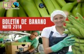 BOLETÍN DE BANANO - clac-comerciojusto.orgclac-comerciojusto.org/.../2018/05/Boletín-de-Banano-2018-ok-.pdf · la oferta de banano sigue aumentando a paso firme, reflejándose en