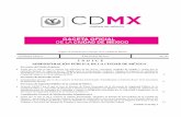 Í N D I C E ADMINISTRACIÓN PÚBLICA DE LA CIUDAD DE …data.consejeria.cdmx.gob.mx/portal_old/uploads/gacetas/ca154c7c4e... · México”, que presta la Dirección General de Recursos